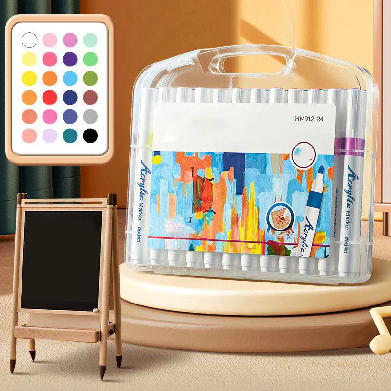 Carvallo - Färggalna äventyr, akrylmärke Carvallo