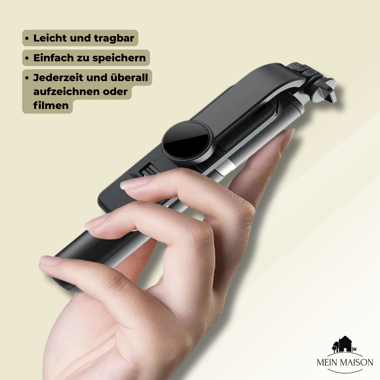 Carvallo – Din 6-i-1 Bluetooth-selfiestick för perfekta bilder Carvallo