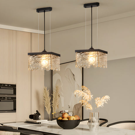1/2-Ljus Glas 3-Stegs Dimbara Krona Lampa Matrum Belysning Carvallo