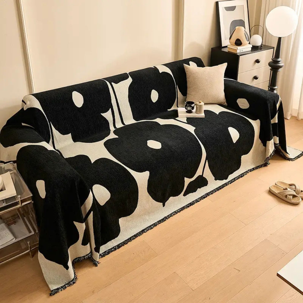 Monaco Vävd Modern Konst Sofföverdrag Carvallo