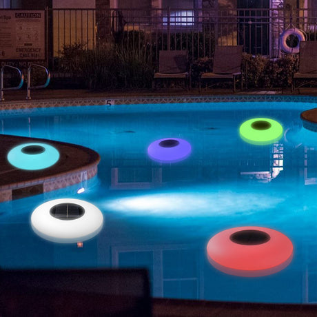 Utomhus LED Flytande Solenergi Poolbelysning Carvallo