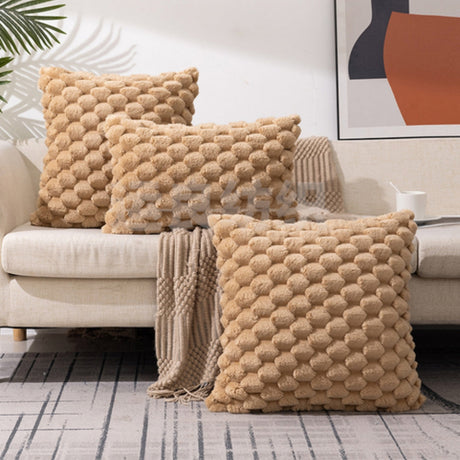 Mysigt Luxe Marshmallow kuddfodral – mjuk, plysch och elegant touch MILA Sverige