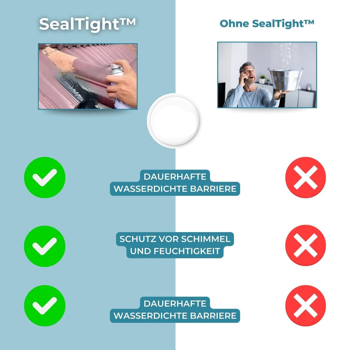 Carvallo - Vattentät läckreparationsspray Carvallo