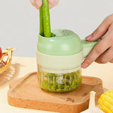 QuickChop – Kompakt manuell kökshackare med enkel betjäning och klar behållare Carvallo