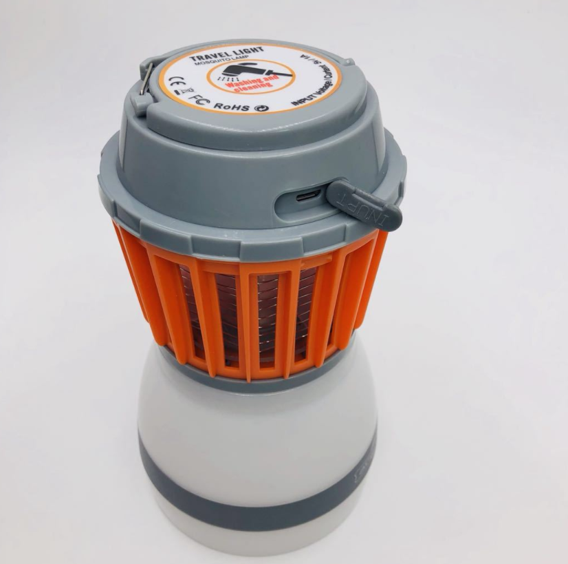 Solar LED mygglampa med integrerad lykta – Effektivt insektskydd och belysning för trädgård och camping Carvallo