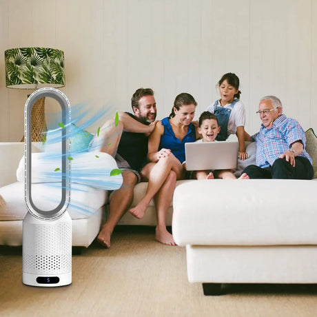 Airpure | 3-i-1 Luftkylare med Luftrenare | Oscillation och Touch LED Carvallo
