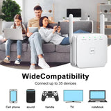 1200Mbps 5GHz Trådlös WiFi Extender | Öka ditt Internet med Dual-Band Repeater & Brandvägg Carvallo