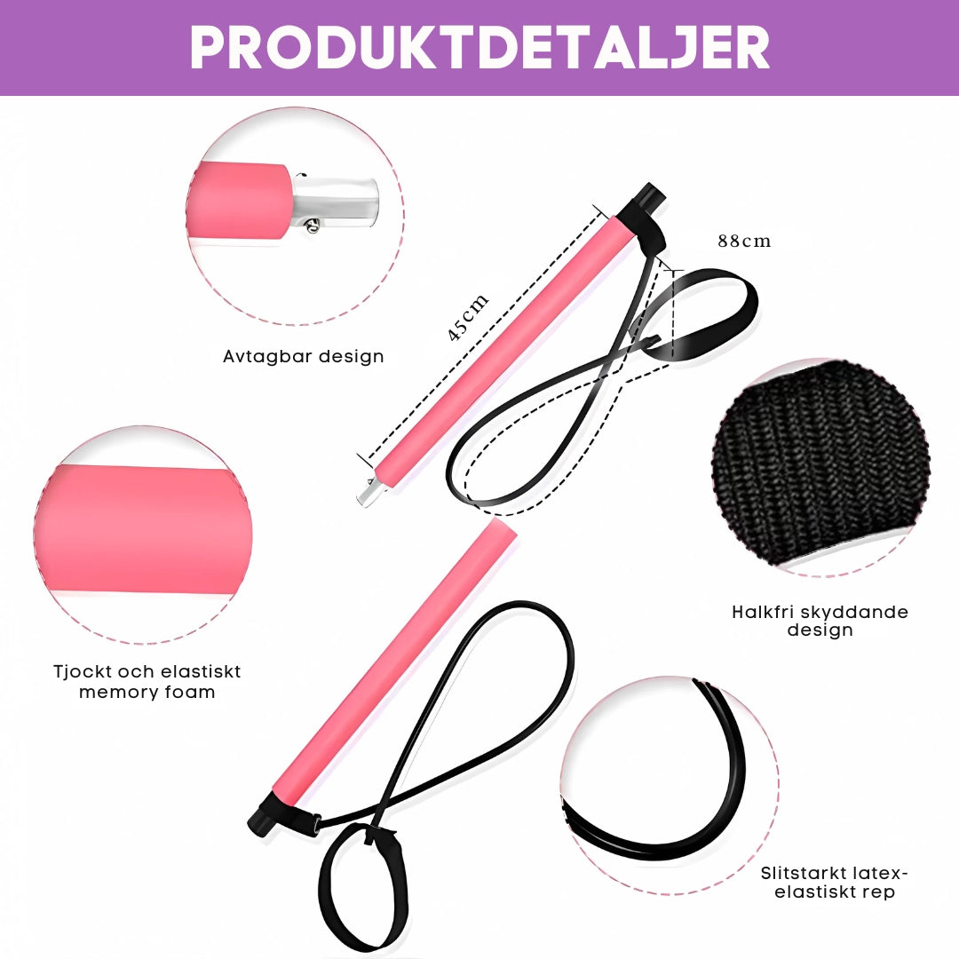 SlimBar™ Multifunktionell Pilatesstång-Hemnix-Hemnix