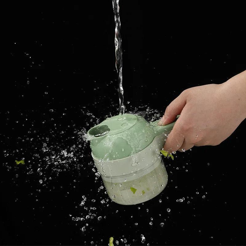 QuickChop – Kompakt manuell kökshackare med enkel betjäning och klar behållare Carvallo