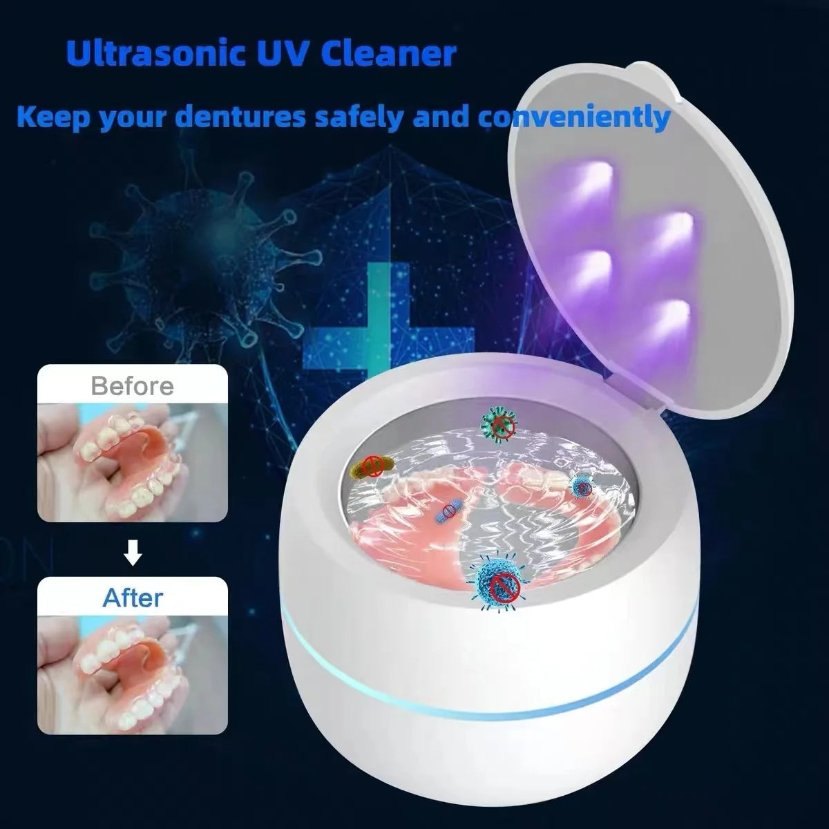 Uppgraderad Ultrasonisk Tandrensare Carvallo