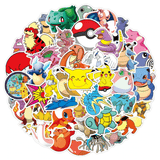 Poke Klistermärken Set – 50 Unika Stickers för Samlare och Fans-Övriga Leksaker-BB-Hemnix