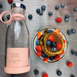 Carvallo – Kompakt bärbar mixer med kraftfulla knivar för jämn blandning Carvallo