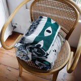 Cotton Snake Labyrinth Pläd – Vändbar Design Carvallo