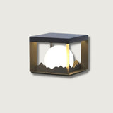 Carvallo - Solcellsdriven utomhusvägg- och golvlampa med modern design Carvallo