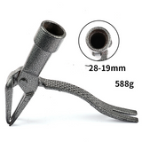 Ogräsupptagare med 4-klohuvud – Effektivt trädgårdsverktyg av järn för rotavlägsnande Carvallo