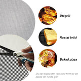 Carvallo BBQ Grillnät / Grillmatta | Non-stick & Återanvändbar | Värmeresistent upp till 370 °C | För kött, fisk & grönsaker Carvallo