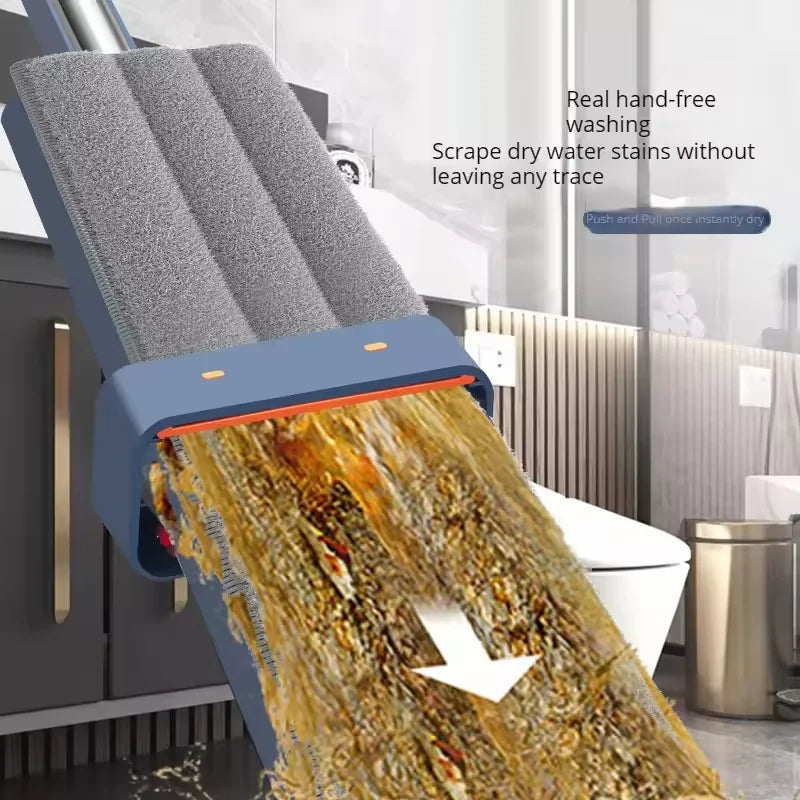 Hands-Free Mikrofiber Platt Mopp Carvallo