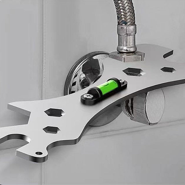 ProGrip 8-i-1 duschventilnyckel – universellt vinkelstoppverktyg med inbyggt vattenpass MILA Sverige