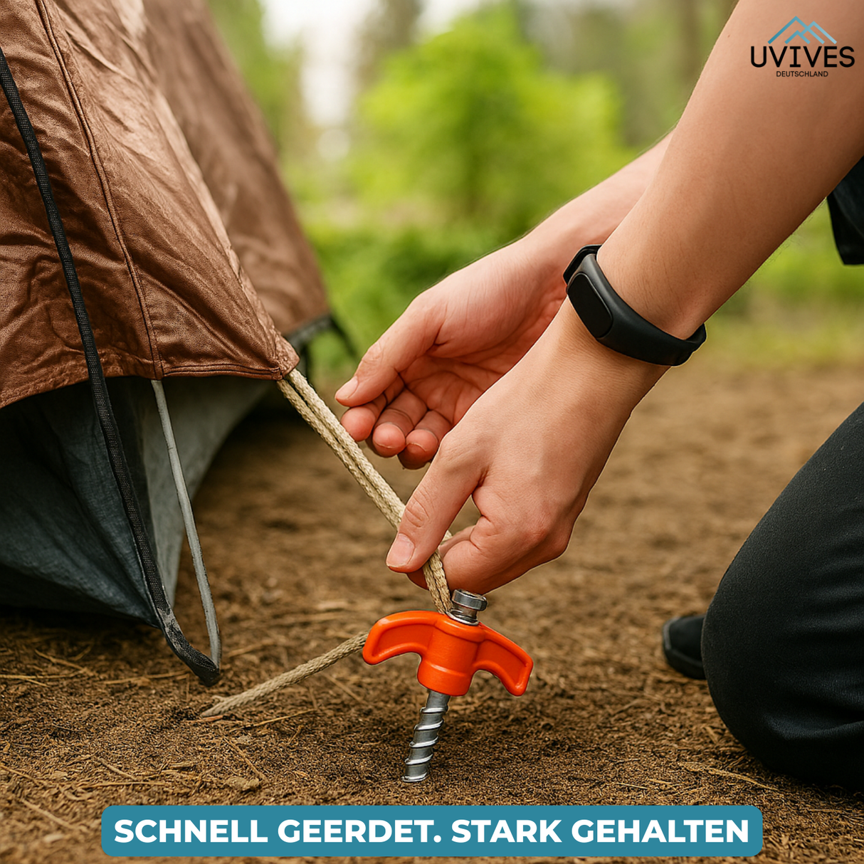 Carvallo | DrillPeg – förankra tält säkert på några sekunder Carvallo