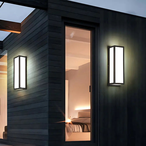 Carvallo - Slank utomhus vägglampa för modern trädgård och entrébelysning Carvallo