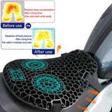 Moto 3D Bikupor Stötdämpande - Avancerad Stötreducerande Sittdyna Carvallo