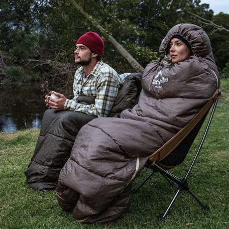 Värmeisolerad sovsäck för camping – Ultraledig utomhussovsäck för kalla nätter Carvallo