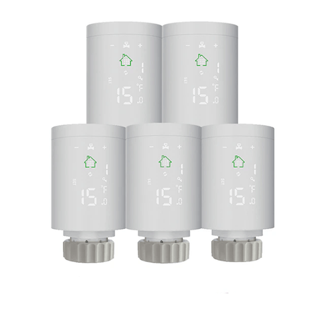 Smart Termostatventil med WiFi – Styrning av Radiator och Element via App-Smarta Hem Termostat-BB-5 st-Hemnix