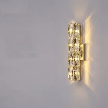 CrystalLuxe - Kunglig Sovrums Vägglampa Carvallo