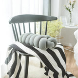 Splendid Ellips Knutna Plysch Kudde Carvallo