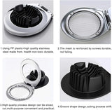 Rostfritt stål äggskärare – 3-i-1 skäralternativ för enkelt förberedande! Carvallo