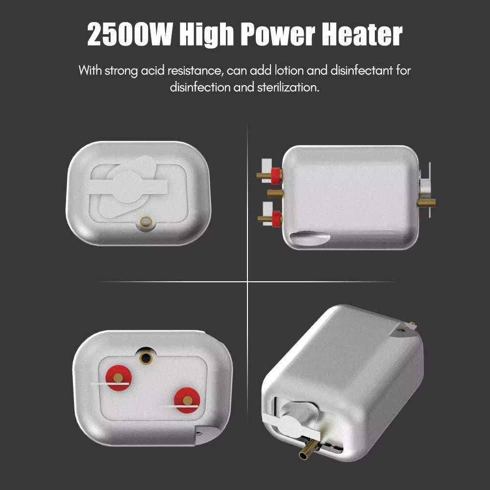 2500w Ångtvätt med högtryck - 6 nivåer för hemmet och köket Carvallo