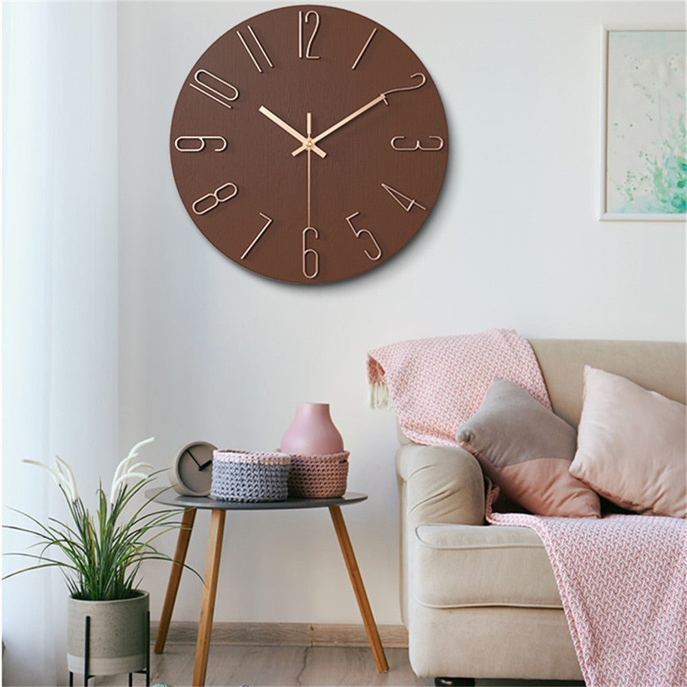 RegalTick - Minimalist wall clock for modern decor Carvallo