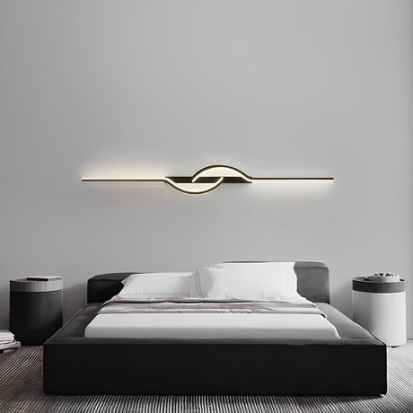 Vägglampa Modern Svart Aluminium LED Armatur Carvallo