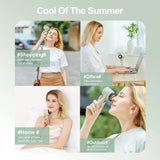 Bärbar luftkonditioneringsfläkt - Kompakt handhållen fläkt Carvallo