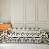 Geometrisk Boho Sofföverdrag - Modern, Stilig & Hållbar Soffa Skydd Carvallo