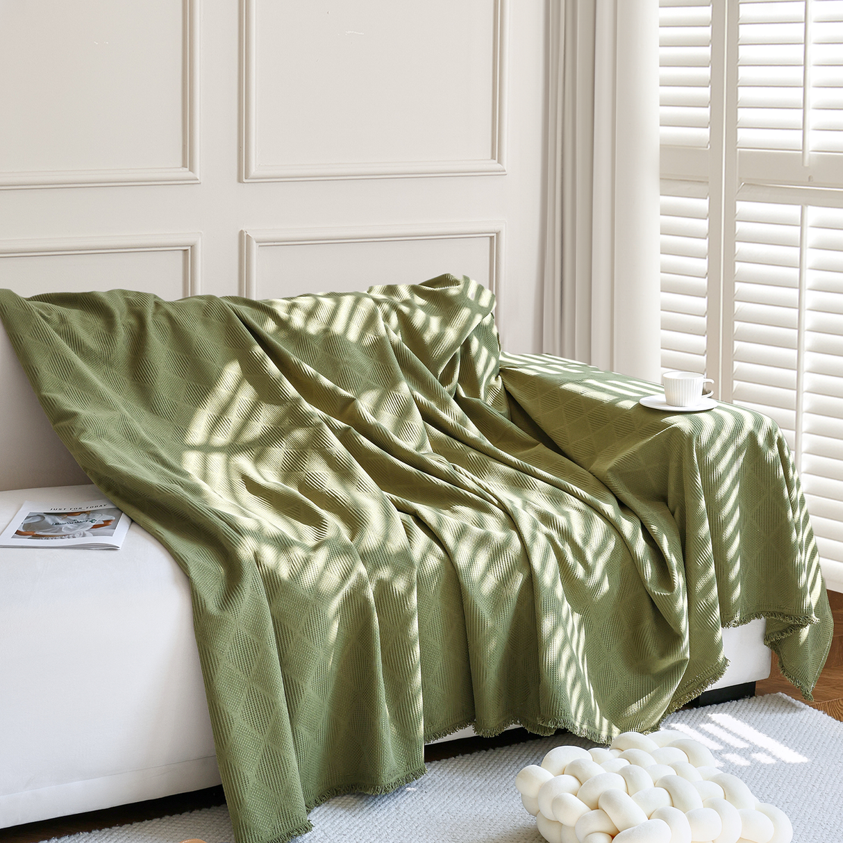 Dold Ädelstensofföre - Modern, Stilig & Hållbar Soffskydd Carvallo