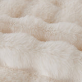 Luxe Ripple Faux Fur Sofföverdrag - Modernt, Stilrent & Hållbart Soffaskydd Carvallo