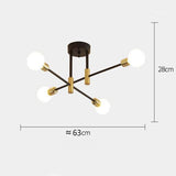 OrbitAura - Elegant taklampa med modern charm och effektfull belysning Carvallo