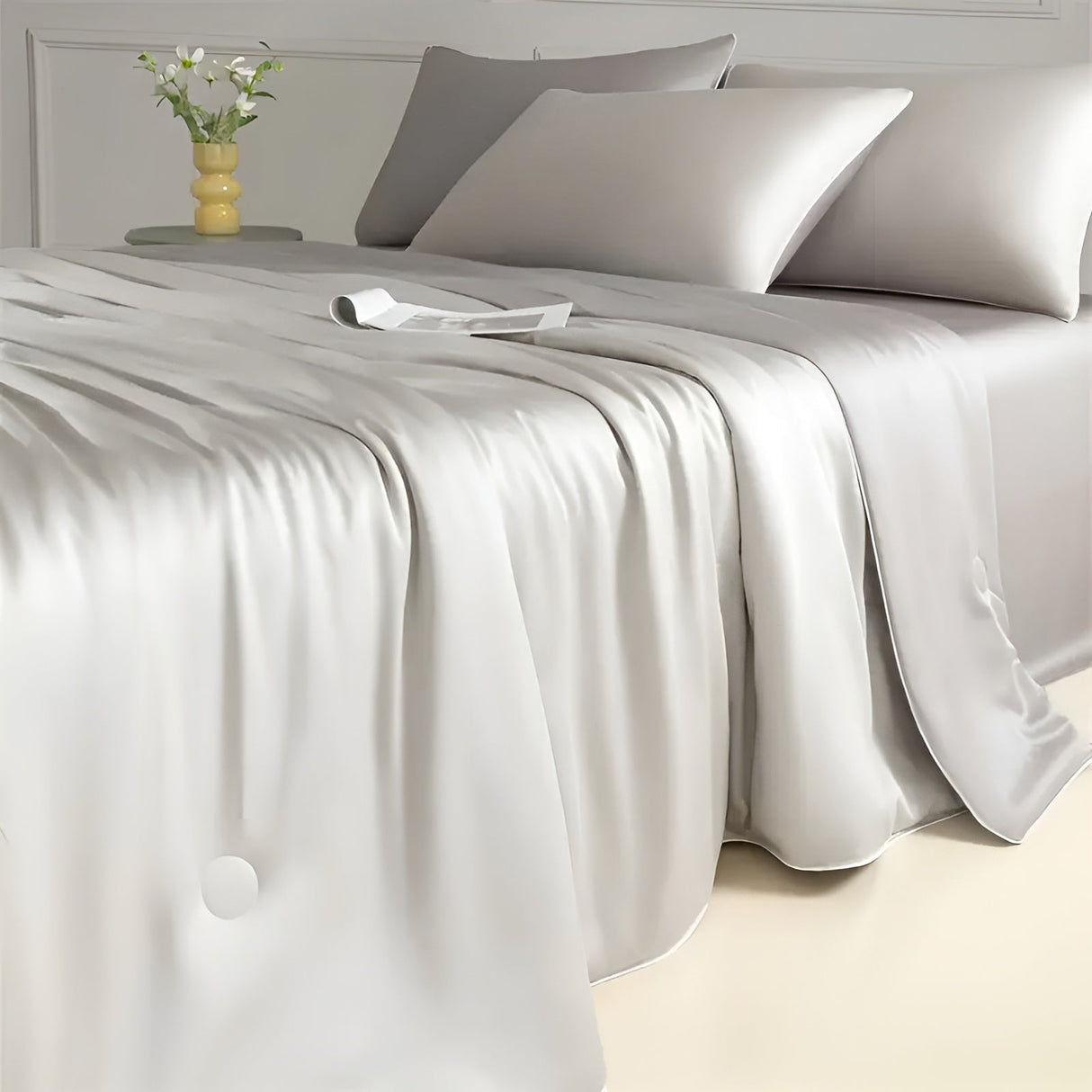 Kylig sommarfilt – Mjuk, hudvänlig och bekväm | För varma sommarnätter Carvallo