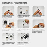 Carvallo – Stilfulla lågor lampan för på språng Carvallo