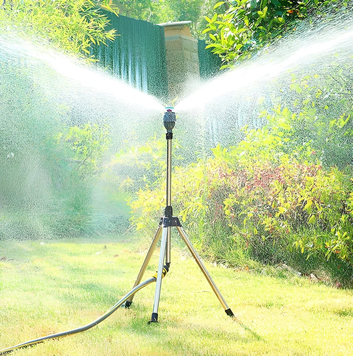 Trädgårdssprinkler med 360°-vridning – Effektiv bevattning för gräsmatta och rabatter Carvallo