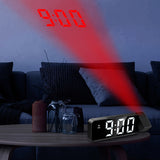 LED Projektionsväckarklocka – Temperatur- och datumsdisplay med USB-ström Carvallo