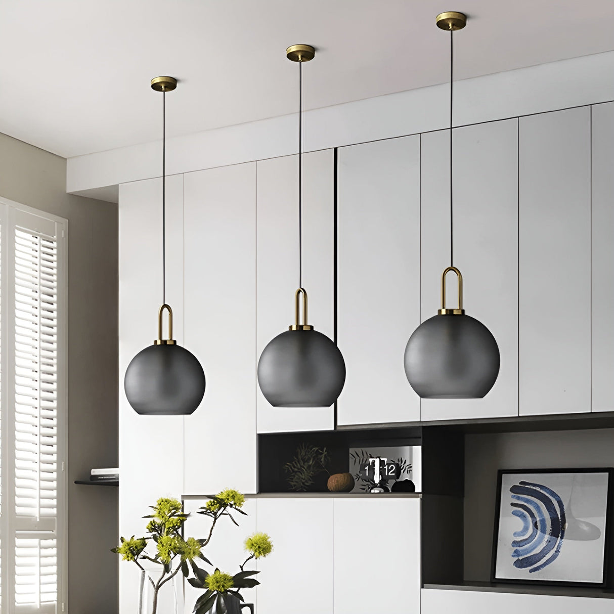 CrystalHue Light - Nordisk glaskula pendellampa Carvallo