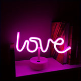 NeonLiefde - LED Neon Bordslampa för Sovrum och Festdekoration Carvallo