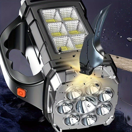 LED-ficklampa med uppladdningsbart batteri för utomhusbruk Carvallo