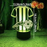 SportLamp - 3D LED Nattlampa för Fotbollsfans Carvallo