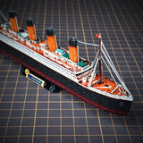 Titanic 3D Metallmodellkit – Detaljerad DIY-modell för kreativa hantverkare Carvallo