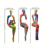 Färgglad explosion konstfigurer set - För en djärv och kreativ inredningslook Carvallo