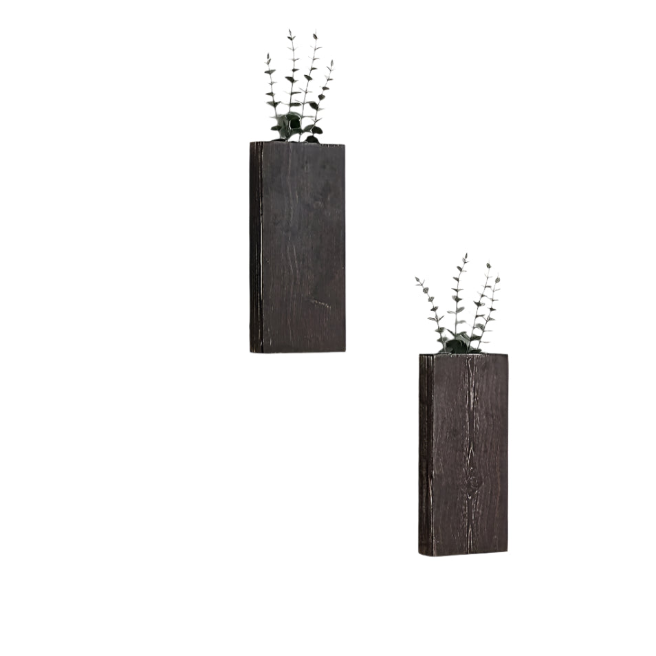 Rustik väggvas i trä - Naturlig atmosfär för varje inredning Carvallo