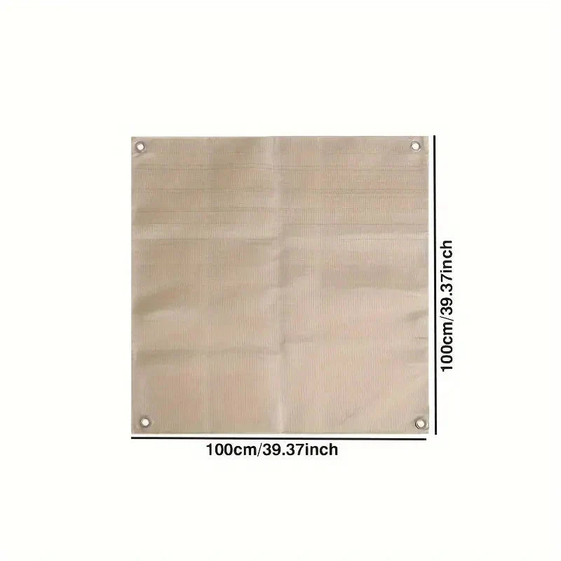 Carvallo GrillShield Pro | Värmebeständig & Funkresistent | 100×100 cm | För BBQ, eldar & rökare Carvallo